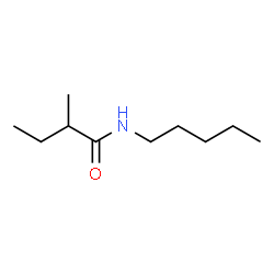 ChemSpider 2D Image | 2-Methyl-N-pentylbutanamide | C10H21NO