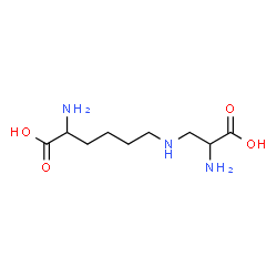 ChemSpider 2D Image | LYSINOALANINE, (S,R)- | C9H19N3O4