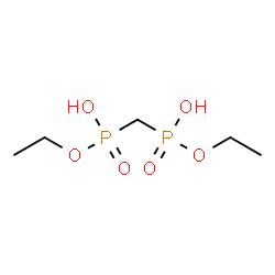 ChemSpider 2D Image | Diethyl methylenebis[hydrogen (phosphonate)] | C5H14O6P2