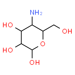 ChemSpider 2D Image | 4-Amino-4-deoxyhexopyranose | C6H13NO5