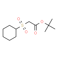 ChemSpider 2D Image | 2-Methyl-2-propanyl (cyclohexylsulfonyl)acetate | C12H22O4S