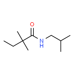 ChemSpider 2D Image | N-Isobutyl-2,2-dimethylbutanamide | C10H21NO