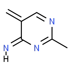 ChemSpider 2D Image | (4Z)-2-Methyl-5-methylene-4(5H)-pyrimidinimine | C6H7N3