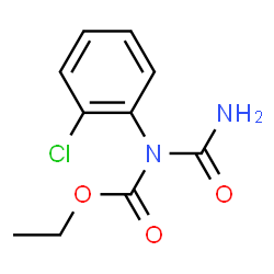 ChemSpider 2D Image | Ethyl carbamoyl(2-chlorophenyl)carbamate | C10H11ClN2O3