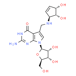 ChemSpider 2D Image | Queuosine | C17H23N5O7