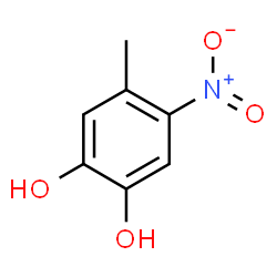 ChemSpider 2D Image | 4-methyl-5-nitrocatechol | C7H7NO4