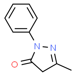 ChemSpider 2D Image | Edaravone | C10H10N2O