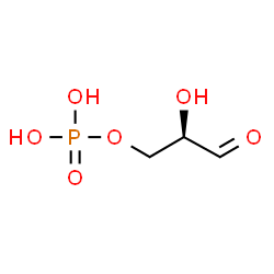 ChemSpider 2D Image | d-glyceraldehyde 3-phosphate | C3H7O6P