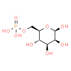 ChemSpider 2D Image | beta-D-mannopyranose 6-(dihydrogen phosphate) | C6H13O9P