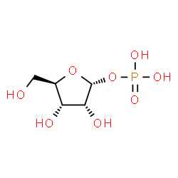 ChemSpider 2D Image | Ribose 1-phosphate | C5H11O8P