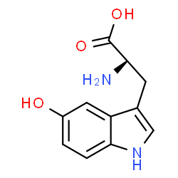 ChemSpider 2D Image | L-5-hydroxy-Tryptophan | C11H12N2O3