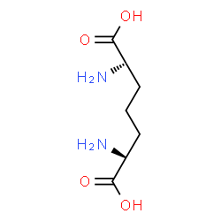 ChemSpider 2D Image | (S,S)-2,6-diaminopimelic acid | C7H14N2O4
