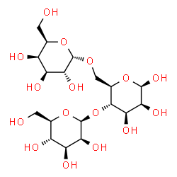 ChemSpider 2D Image | alpha-D-Galactopyranosyl-(1->6)-[beta-D-mannopyranosyl-(1->4)]-beta-D-mannopyranose | C18H32O16