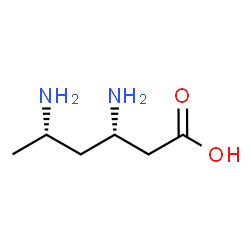 ChemSpider 2D Image | (3S,5S)-3,5-Diaminohexanoic acid | C6H14N2O2