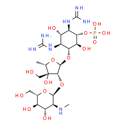 ChemSpider 2D Image | Dihydrostreptomycin 6-phosphate | C21H42N7O15P