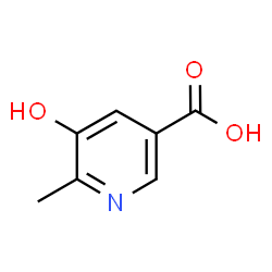 ChemSpider 2D Image | 5-Hydroxy-6-methylnicotinic acid | C7H7NO3