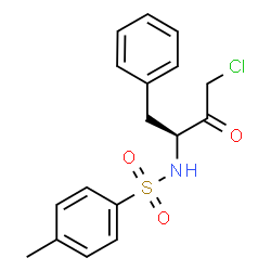 ChemSpider 2D Image | Tosyl phenylalanyl chloromethyl ketone | C17H18ClNO3S