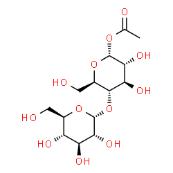 ChemSpider 2D Image | 1-O-acetyl-alpha-maltose | C14H24O12