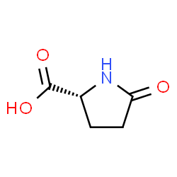 ChemSpider 2D Image | D-(+)-Pyroglutamic Acid | C5H7NO3