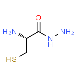 ChemSpider 2D Image | (2R)-2-Amino-3-sulfanylpropanehydrazide | C3H9N3OS