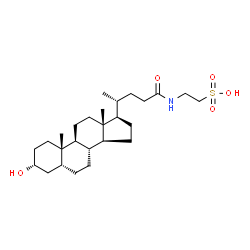ChemSpider 2D Image | Lithocholic acid taurine conjugate | C26H45NO5S
