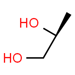 ChemSpider 2D Image | (S)-(+)-1,2-Propanediol | C3H8O2