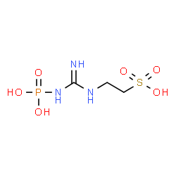 ChemSpider 2D Image | N-Phosphotaurocyamine | C3H10N3O6PS