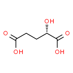 ChemSpider 2D Image | L-2-Hydroxyglutaric acid | C5H8O5