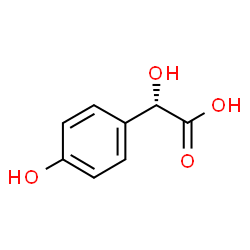 ChemSpider 2D Image | 4-hydroxymandelic acid | C8H8O4