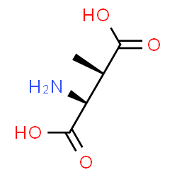 ChemSpider 2D Image | L-threo-3-Methylaspartate | C5H9NO4