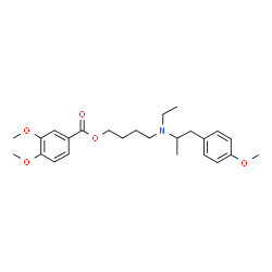 ChemSpider 2D Image | Mebeverine | C25H35NO5
