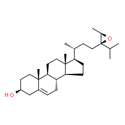 ChemSpider 2D Image | (3beta,24R,24'R)-fucosterol epoxide | C29H48O2