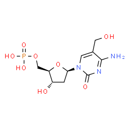 ChemSpider 2D Image | 5-Hydroxymethyl-dC | C10H16N3O8P