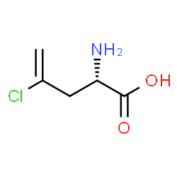 ChemSpider 2D Image | (2S)-2-Amino-4-chloro-4-pentenoic acid | C5H8ClNO2