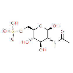 ChemSpider 2D Image | N-acetylglucosamine 6-sulfate | C8H15NO9S