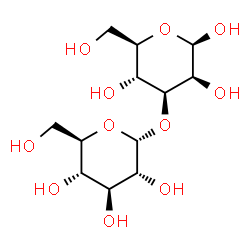 ChemSpider 2D Image | alpha-D-glucosyl-(1->3)-beta-D-mannose | C12H22O11