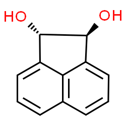 ChemSpider 2D Image | trans-Acenaphthen-1,2-diol | C12H10O2