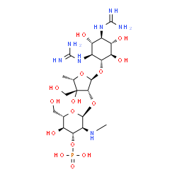 ChemSpider 2D Image | Dihydrostreptomycin 3''-phosphate | C21H42N7O15P