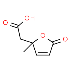 ChemSpider 2D Image | 4-carboxymethyl-4-methylbut-2-en-1,4-olide | C7H8O4
