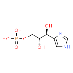 ChemSpider 2D Image | D-erythro-1-(imidazol-4-yl)glycerol 3-phosphate | C6H11N2O6P