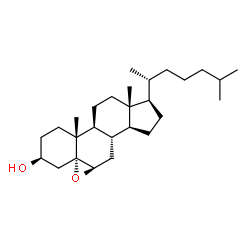 ChemSpider 2D Image | 5,6beta-epoxy-5alpha-cholestan-3beta-ol | C27H46O2