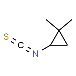 ChemSpider 2D Image | 2-Isothiocyanato-1,1-dimethylcyclopropane | C6H9NS