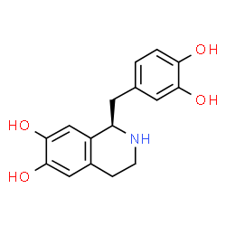 ChemSpider 2D Image | (R)-Tetrahydropapaveroline | C16H17NO4