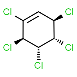 ChemSpider 2D Image | gamma-Pentachlorocyclohexene | C6H5Cl5