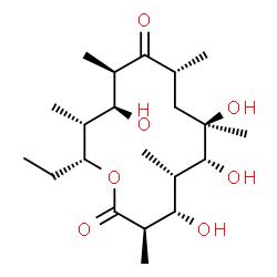 ChemSpider 2D Image | Erythronolide B | C21H38O7