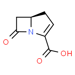 ChemSpider 2D Image | 1-carbapenem-3-carboxylic acid | C7H7NO3