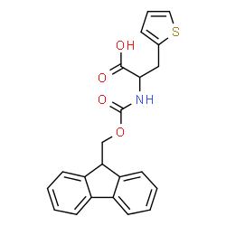 ChemSpider 2D Image | N-[(9H-Fluoren-9-ylmethoxy)carbonyl]-3-(2-thienyl)alanine | C22H19NO4S