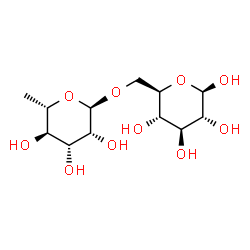 ChemSpider 2D Image | Rutinose (beta-anomer) | C12H22O10