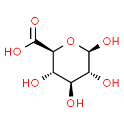 ChemSpider 2D Image | beta-D-Glucopyranuronic acid | C6H10O7