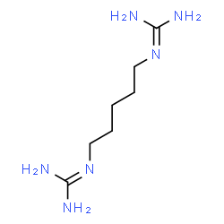ChemSpider 2D Image | 1,1'-pentane-1,5-diyldiguanidine | C7H18N6